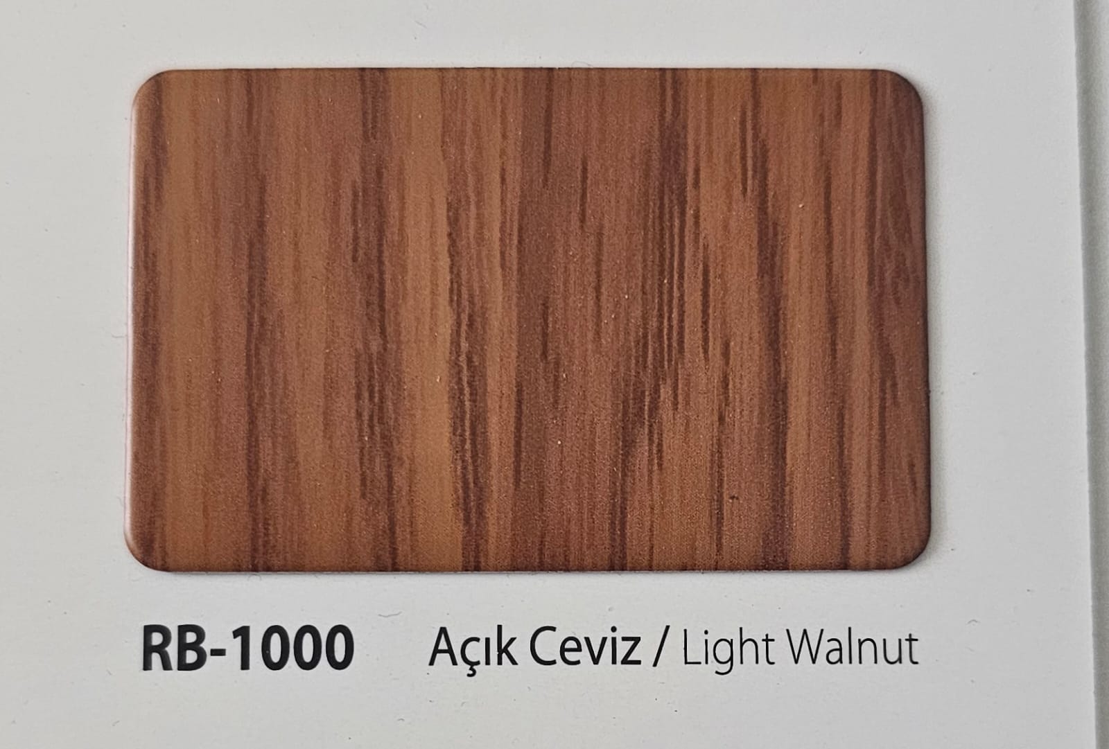 4 mm Ahşap Desenli Alüminyum Kompozit Panel 125 x 320 cm